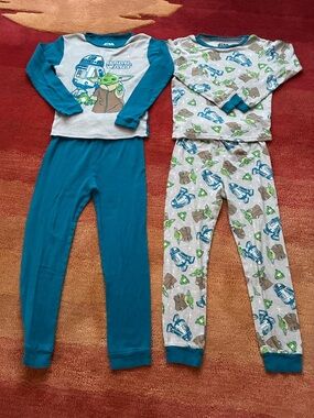 Star War pajamas Baby Yoda, 2 sets of 2 pieces, long pants/sleeves, size 10